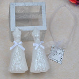 White Bridal Bride Shape Candle