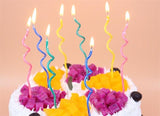 Long Curve Cake Candles