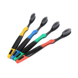 2Pcs Ultra  Bamboo Charcoal Toothbrush