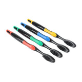 2Pcs Ultra  Bamboo Charcoal Toothbrush