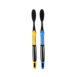 2Pcs Ultra  Bamboo Charcoal Toothbrush