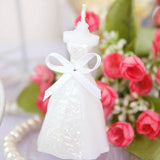 White Bridal Bride Shape Candle
