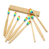 Colorful Natural Bamboo Toothbrush