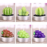 Cactus Candles Simulated Plants