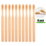 10pcs/lot Environmental Bamboo Toothbrush