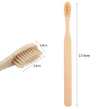 10pcs/lot Environmental Bamboo Toothbrush