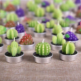 Cactus Candles Simulated Plants
