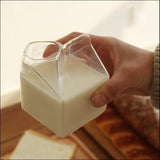 Glass Cup Milk Box
